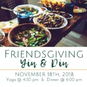 yoga dinner thanksgiving carmichael
