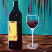Painting & Vino milagro centre Carmichael